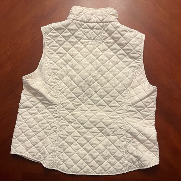 VanHeusen Quilted Vest XL Cream - Picture 2 of 6